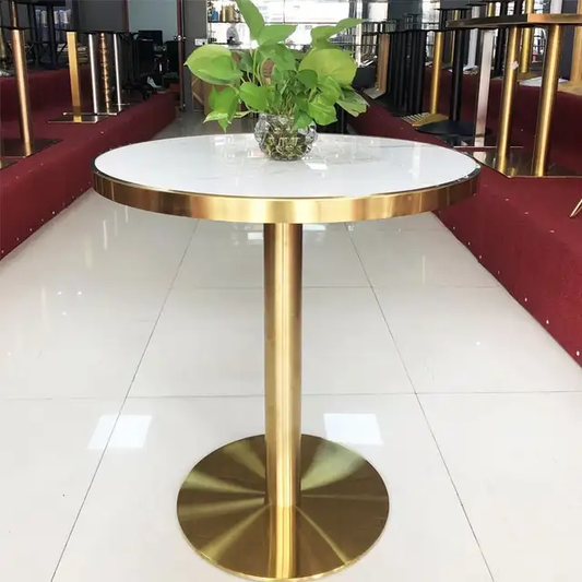 Luxury Design Stainless Steel Table Base With Modern Gold Table Legs