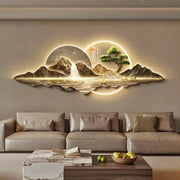 Serenity Acrylic Crystal LED Painting | 48×24 in | (Remote-Controlled Backlight)