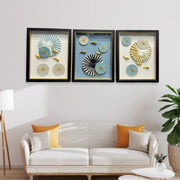 3D Shadow Box Wall Art Set – 1.5 x 2 ft Each | Set of 3 Frames