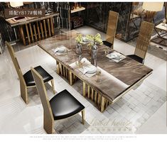 Luxury Dining Table Set (6seater)