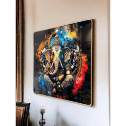 Ganesha Pristine Crystal Painting