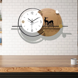 GlamourGlow Wall Clock