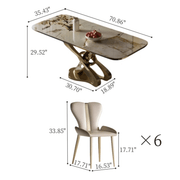 Modern Elegance and Luxury Dining Set