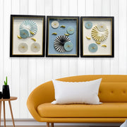 3D Shadow Box Wall Art Set – 1.5 x 2 ft Each | Set of 3 Frames