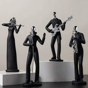 Abstract Musician Figurine – Guitar Player | Home Decor Showpiece – Size: 27×15.5×7.5 cm