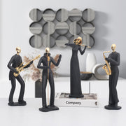 Abstract Musician Figurine – Guitar Player | Home Decor Showpiece – Size: 27×15.5×7.5 cm