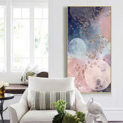 Galaxy Dreams Canvas Painting | 30×48 in | (3D Embossed, Aluminum Frame)