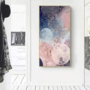 Galaxy Dreams Canvas Painting | 30×48 in | (3D Embossed, Aluminum Frame)