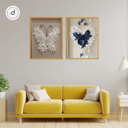 Floral & Nature Series – Shadow Box Wall Art (40×60 cm, Glass Frame)