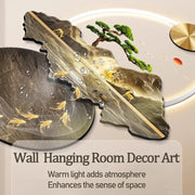 Luxury Cut out Wall Painting with Led Light 60 × 130 cm