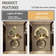 Luxury Cut out Wall Painting with Led Light 60 × 130 cm