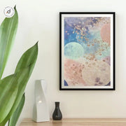 Galaxy Dreams Canvas Painting | 30×48 in | (3D Embossed, Aluminum Frame)