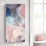 Galaxy Dreams Canvas Painting | 30×48 in | (3D Embossed, Aluminum Frame)