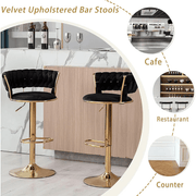 Ebony Elegance Bar Stool