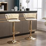 Ivory Glamour Bar Stool