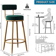Emerald Royale Bar Chair