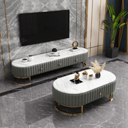 Golden Elegance Center Table