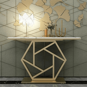 Luxe Geometric Console