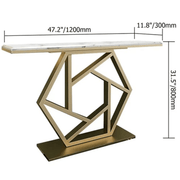 Luxe Geometric Console