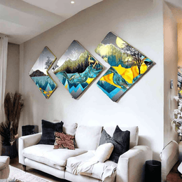 Luminous Landscapes 3pcs Crystal Painting