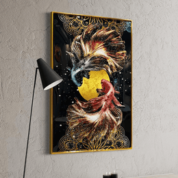 Astral Aquatic Aura Crystal Painting