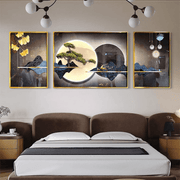 Luminous Landscapes 3pcs Crystal Painting