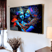 RadhaKrishna Radiance Crystal painting