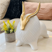 Himalayan Golden horn Yak Showpiece