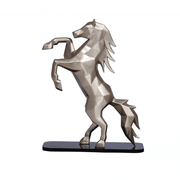 Stylish Diamond Cut Horse Showpiece