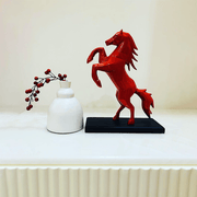 Stylish Diamond Cut Horse Showpiece
