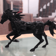 Abstract Resin Horse Showpiece