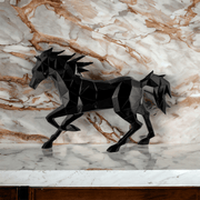 Abstract Resin Horse Showpiece