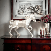 Abstract Resin Horse Showpiece