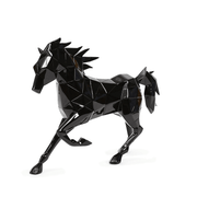 Abstract Resin Horse Showpiece