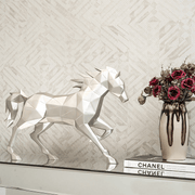 Abstract Resin Horse Showpiece