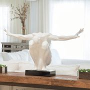 Saluting Man-Resin Sculpture Showpiece