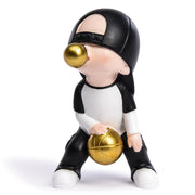 Bumble Gum Basketball Boy Figurines | 12×7 inch | Table Decor Set