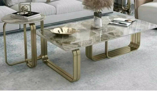 Simple Modern and Elegant Rectangular Centre Table Set