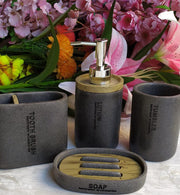 Exclusive Stoneware Imported Washroom Set