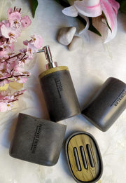 Exclusive Stoneware Imported Washroom Set