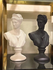 Antique-Style Greek Goddess Bust – 11 inch Table Decor Showpiece