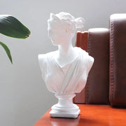 Antique-Style Greek Goddess Bust – 11 inch Table Decor Showpiece