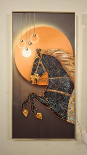 Shimmering Canvas Luxurious LED Light Painting