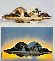 Serenity Acrylic Crystal LED Painting | 48×24 in | (Remote-Controlled Backlight)