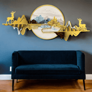 Welded Whitetails Wall art