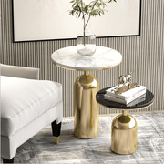 Contemporary Chic Side Table(Set of 2)