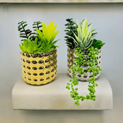 Leafy Splendor Table Planter