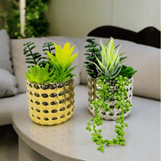 Leafy Splendor Table Planter