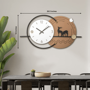 GlamourGlow Wall Clock