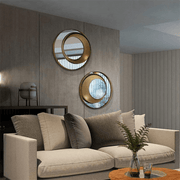 Mid-Century Sunburst Wall Mirror